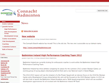 Tablet Screenshot of connacht.irishbadminton.com